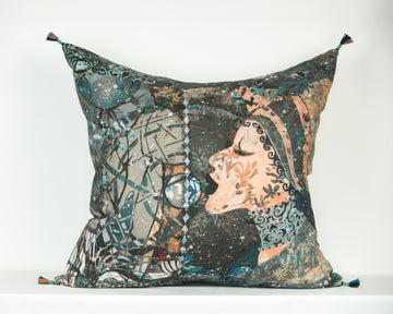 Extra Large Linen Cushion Sample 12