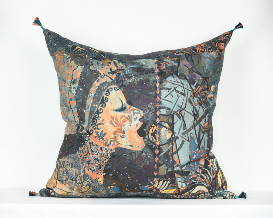 Extra Large Linen Cushion Sample 12