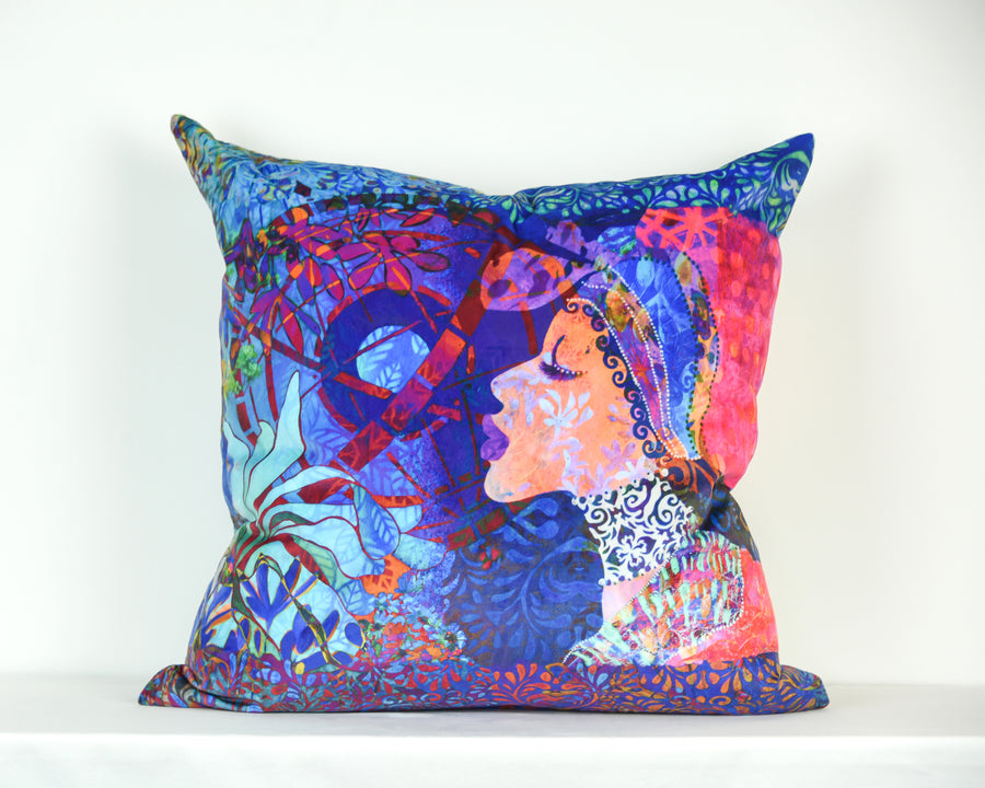 Large Velvet Cushion Sample 17