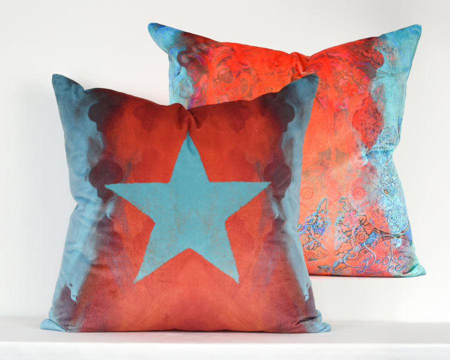 Large Velvet Cushion Sample 18