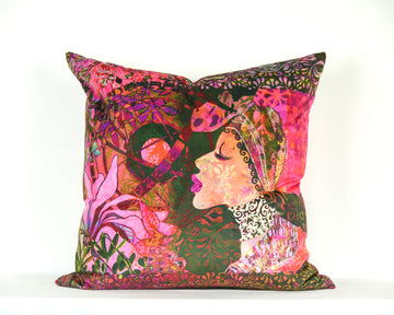 Large Velvet Cushion Sample 1