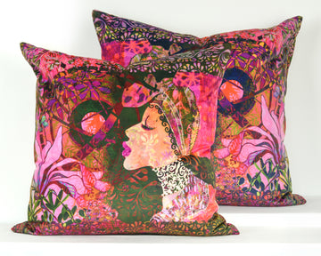 Large Velvet Cushion Sample 1