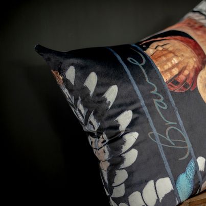 Large Velvet Cushion Sample 29