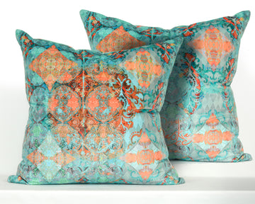 Large Velvet Cushion Sample 21