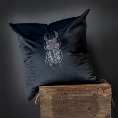 Large Velvet Cushion Sample 31