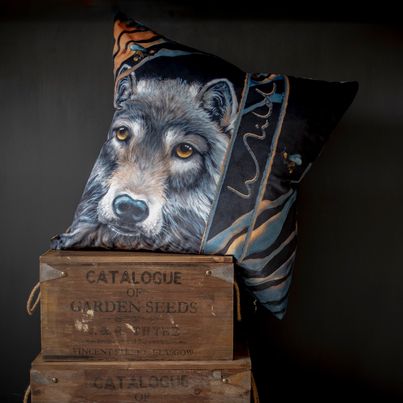 Large Velvet Cushion Sample 30