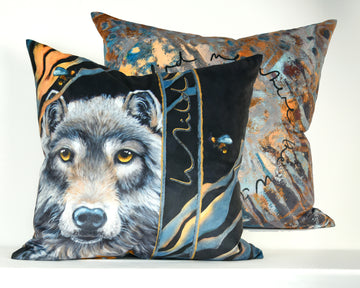 Large Velvet Cushion Sample 30