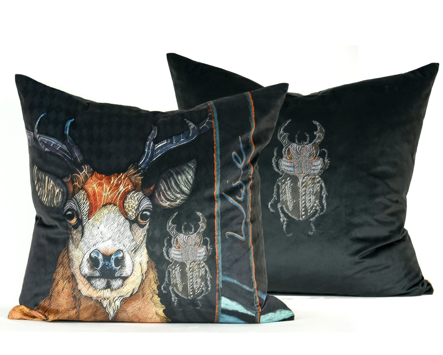 Large Velvet Cushion Sample 31