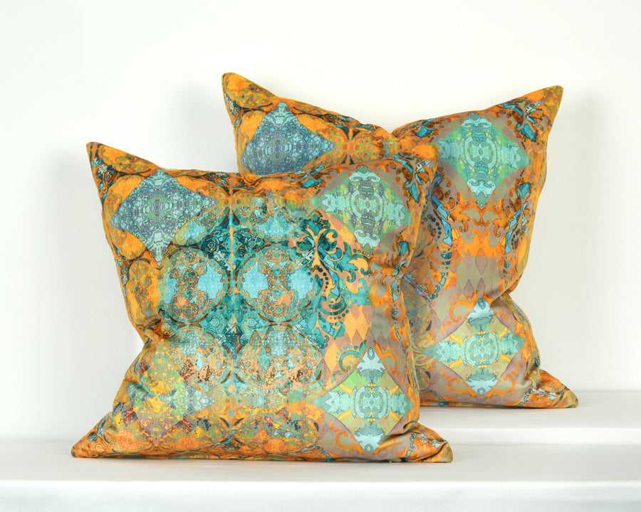 Medium Velvet Cushion Sample 4