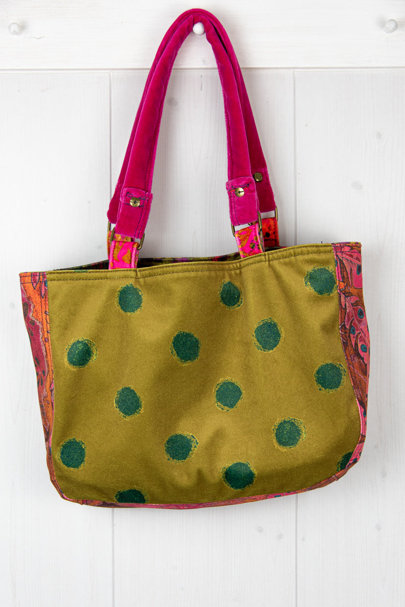 Mini Velvet Shopper: Dragonfly Woman